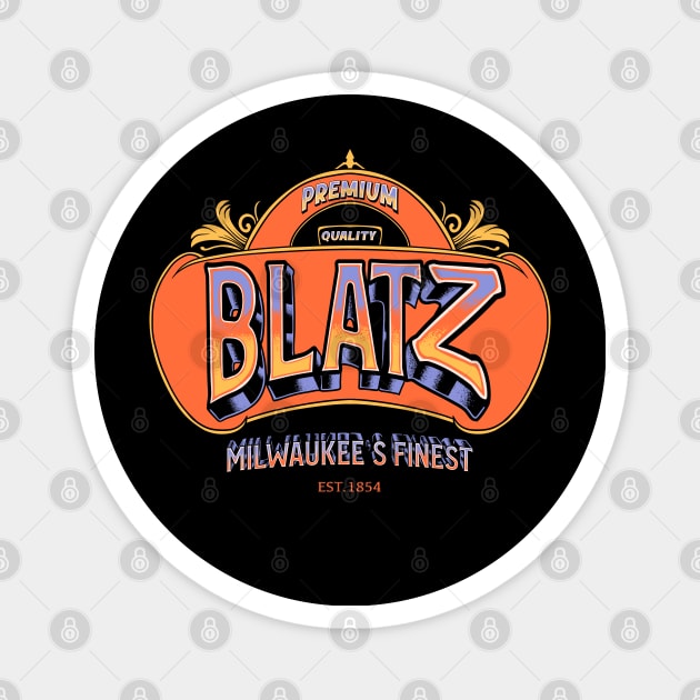 Blatz Logo Magnet by margueritesauvages